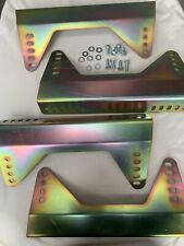 bucket seat mounting brackets,to Fit OMP,CORBEAU,sparco,cobra, (2 Pairs) Zinc