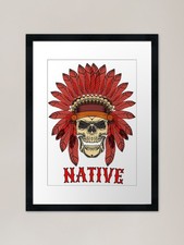 Native American Indian Head