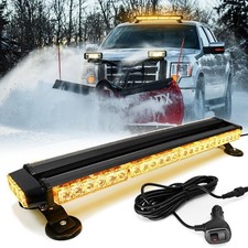 26" Strobe 650mm Light Amber Emergency Beacon Recovery Truck Magnetic Rooftop /
