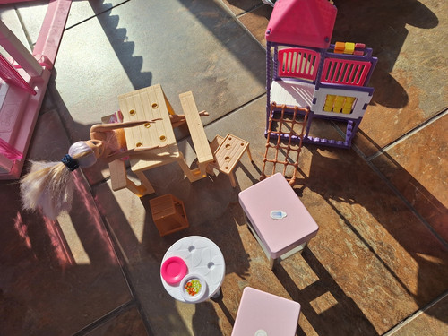 Barbie dollhouse dining room - barbie,