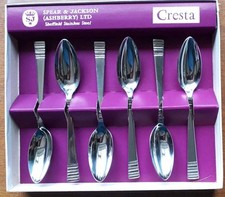 Spear & Jackson (Ashberry) Ltd Sheffield Stainless Steel Grapefruit Spoons w2n1