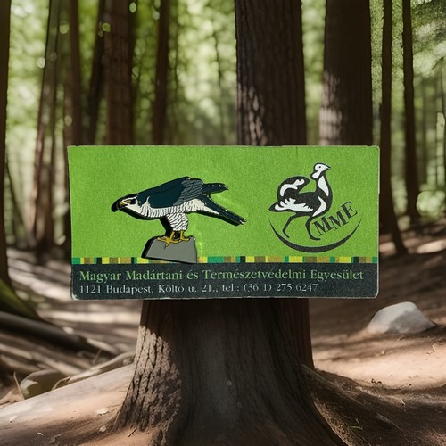 Mme goshawk charity pin badge - charity,