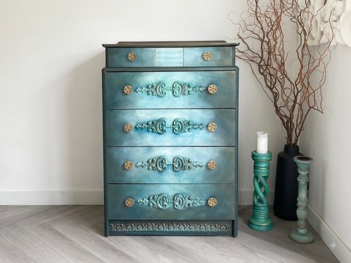Vintage stag chest drawers - stag, of