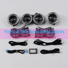 7 Colors 8PCS Air Vent LED Ambient Light Turbine Lamp Fits For S Class W222 V222