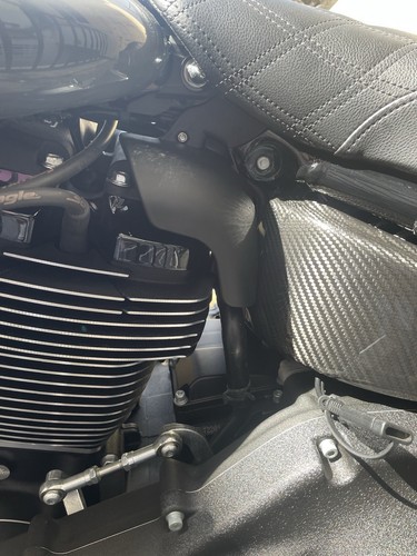 Mid frame air deflector/panel