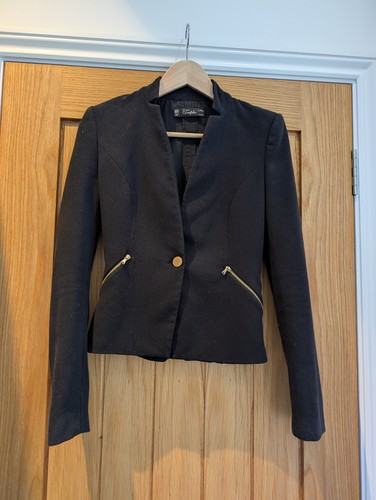 Zara black blazer 2012 - zara,