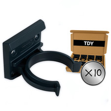 10 x PLINTH CLIPS BLACK