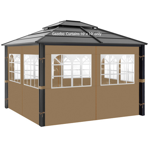 Aonear gazebo privacy curtains - aonear,