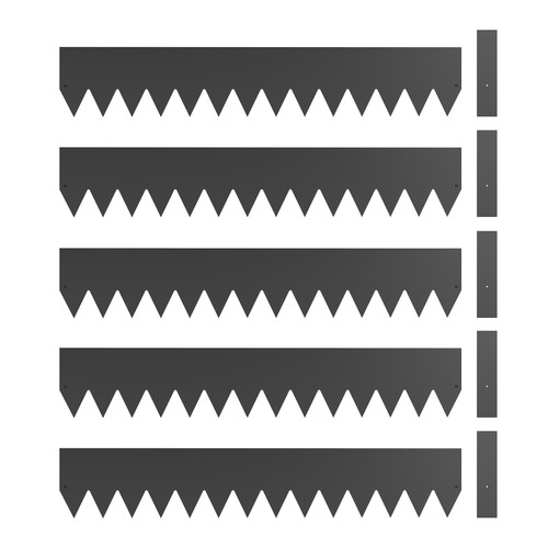 Outsunny 5pcs garden fence no - 5pcs,