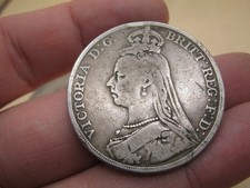 COIN - Antique 1891 Queen