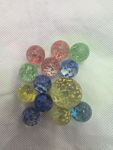 Glass marbles collection - glass,