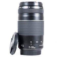 Canon 75-300mm F/4.0-5.6 III Full Frame Auto Focus EF Mount Telephoto Zoom Lens