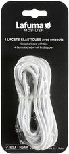 Lafuma LFM2322 White Elastic Laces for RSX and RSXA - Set of 4
