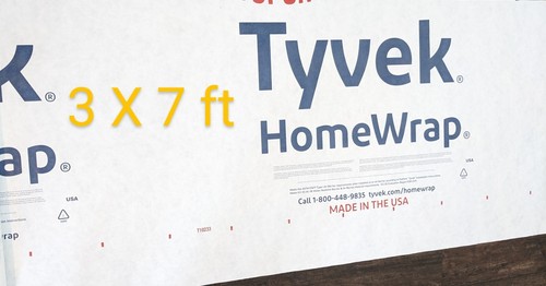 Tyvek homewrap ground - 3,