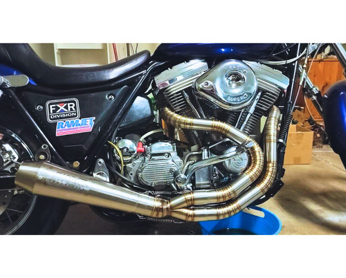 Into exhaust harley dyna - exhaust,