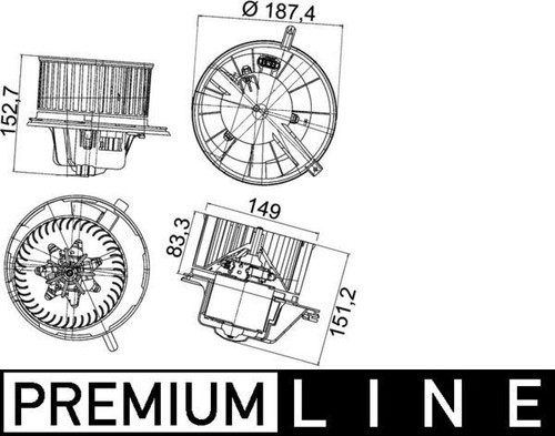 Mahle ab148000p interior - mahle,