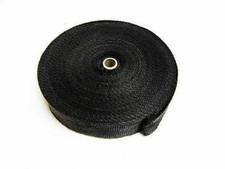 Black Graphite Exhaust Heat Wrap Downpipe - Perfromance Exhaust Shields - 15M