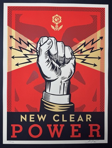 Shepard fairey new clear - fairey, “new