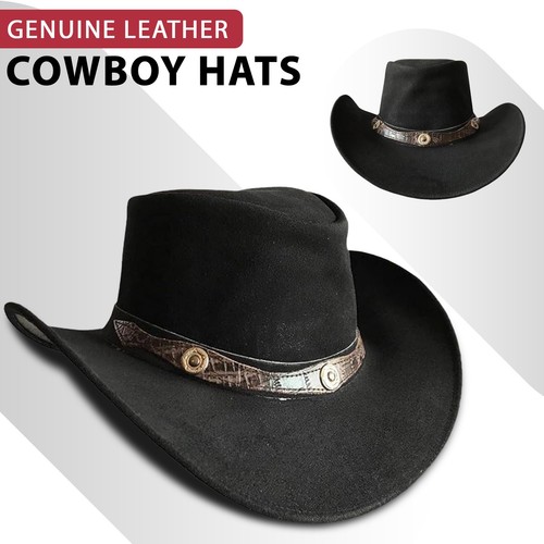 100 real leather - real, cowboy