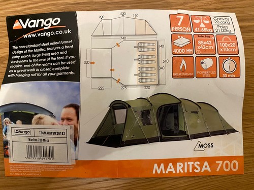 Vango maritsa 700 - family, tent