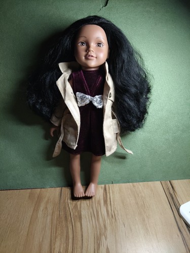 Design friend doll black - design,