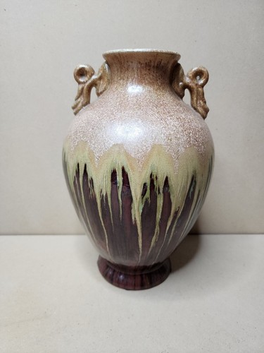 Large vase burgundy - large, red
