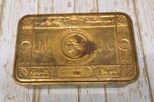 WW1 1914 Princess Mary Empty Christmas Tin. Vintage Collectable. 