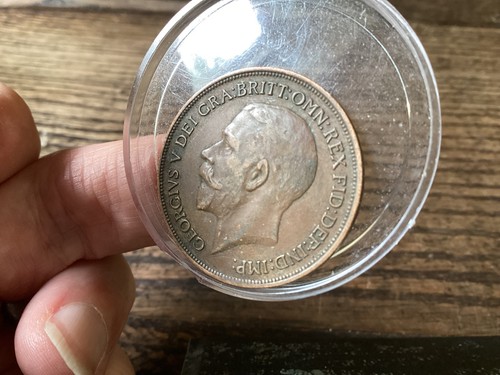 1916 george one penny - 1916, v