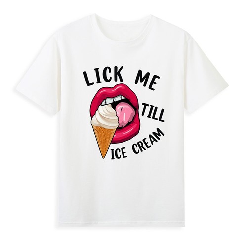 Lips lick till ice - me, cream