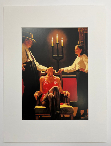 Jack vettriano mounted - vettriano,