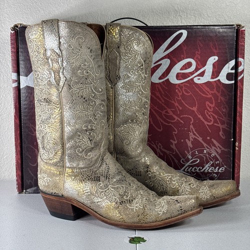 Lucchese cowboy boots b - 9.5,