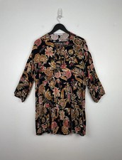 Zara Dark Floral Print Shift