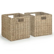Set of 2 Foldable Seagrass OR