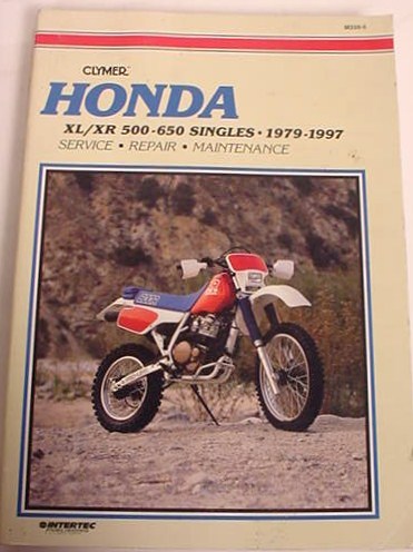 Clymer honda xr500 xl600 - clymer,