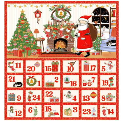 Makower jolly nick fabric - jolly,