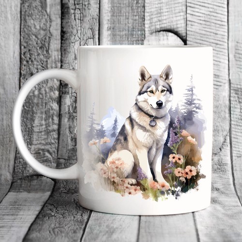 Siberian husky dog mug - siberian, ideal