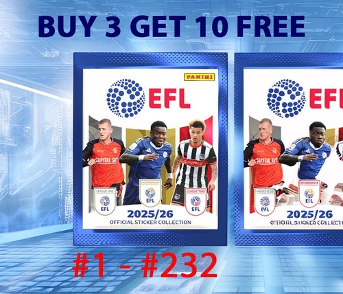 Panini efl 2025 sticker - 2025/26,