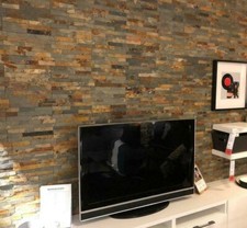 Split face wall tiles rusty - split,
