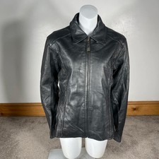 Womens Leather Jacket Biker