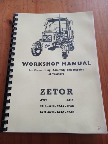 Zetor tractor 4712 4718 5711 - 4718,