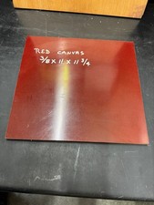 CANVAS,  Micarta - RED, 3/8 thick Sheet - Knife Handle Material - Blanks Scales