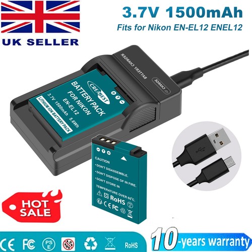El12 battery charger - en-el12,