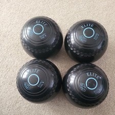 4 x Taylor Elite Lawn Bowls