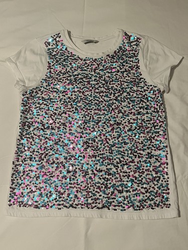 White short sleeve top with - white,