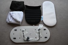 iCandy PEACH 7 6 5 ALL BLACK 2nd Carrycot Fabrics Base Liner + Mattress - NEW