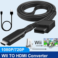 Wii Input to HDMI Converter HD 1080P Video Audio Output Adapter For Nintendo