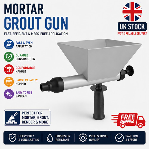Electric mortar grout gun - mortar,