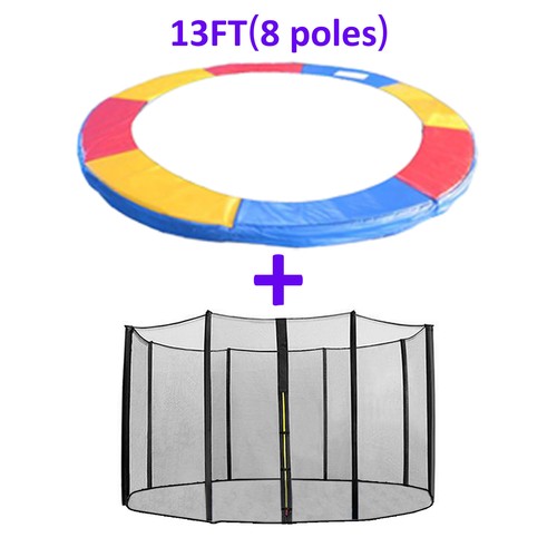 13ft tri colour trampoline - 13ft, tri-colour