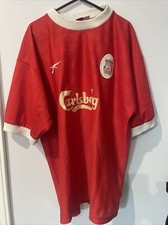 Rare Vintage Reebok Liverpool FC 1998/99 home football shirt jersey size Large