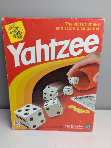 Vintage games yahtzee dice - mb,